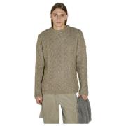 Kabelstrik Rundhals Sweater