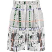 Abstrakt Splash Fusion High Waist Shorts