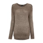 Chunky Strik Sweater Duegrå