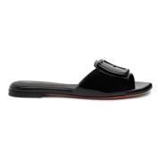 Laklæder Slide Sandal