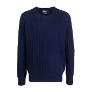 Navy Blue Pullover Sweater