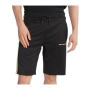 Sort Bomuld Polyester Regular Fit Shorts