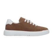 Brun Nubuck Lav-Top Sneakers