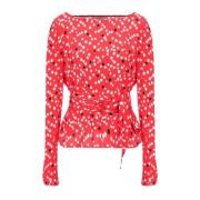 Polka Dot Rundhals Sweater