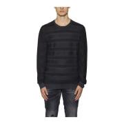 Stribet Uld Turtleneck Sweater