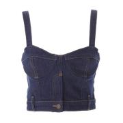 Denim Crop Top