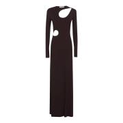 Cut-Out Jersey Floorlength Kjole