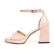 Elegant High Heel Sandaler - Beige