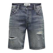 Urban Denim Shorts med Moderne Twist