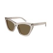 Beige Brown Solbriller SL 214 KATE