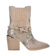 Cowboy Broderet Bootie