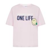 Smiley T-shirt One Life One Planet