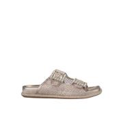 Glitrende Mesh Sandal