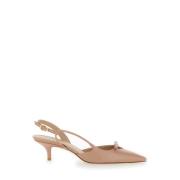 Beige Hæl Slingback Tully 50