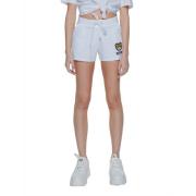 Hvide Sporty Shorts Logo Print