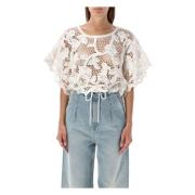 Ivory Crochet Topwear AW24