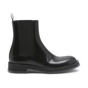 Sort Læder Chelsea Boot