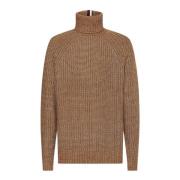 Højhalset herre pullover sweater