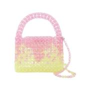 Perle Beaded Hobo Taske - Pink/Grøn