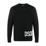 Sort Crewneck Sweatshirt