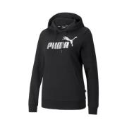 Metallic Logo Hoodie TR, Sort