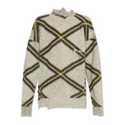 Sweater med 'vintage' effekt