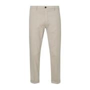 Beige Chino Bukser Regular Fit Stretch