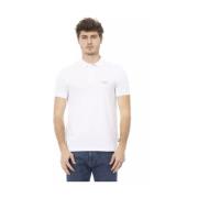 Moderne Hvid Bomuld Polo Shirt