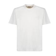 Kraftig Bomuld Oversize Crew Neck T-Shirt