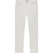 Hvide Slim Fit Bomuld Stretch Jeans