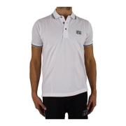 Hvid Polo Shirt - Piqué Strik