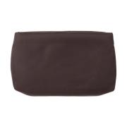 Blank Brun Polstret Clutch med Lommer