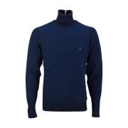 Herre Roll Neck Sweater 2 Tone