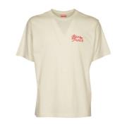 Beige Oversize T-shirt Polos