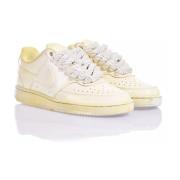 Håndlavet Beige Champagne Guld Sneakers