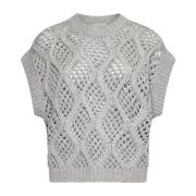 Paillet Kabelstrik Cashmere Sweater