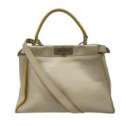 Pre-owned Stof fendi-tasker