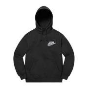 Begrænset udgave Half Zip Hooded Sweatshirt Sort