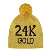 24K Guld Jacquard Beanie