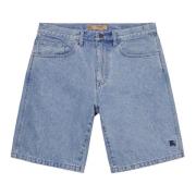 Begrænset udgave Denim Shorts Vasket Blå