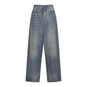 Baggy Blå Denim Jeans