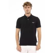 Sort Bomuld Polo Skjorte Elegant Stil