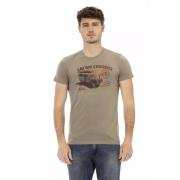 Smaragd Nuancer Bomuldsblanding T-shirt