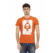 Elegant Orange Kortærmet T-shirt