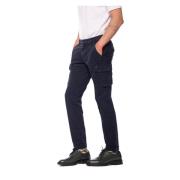 Ekstra Slim Fit Cargo Bukser Navy Blå