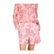 Blomstret Chino Bermuda Shorts