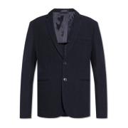 Blazer lavet af materiale med speciel tekstur