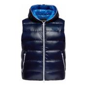 Navy Ærmeløs Puffer Vest AW22