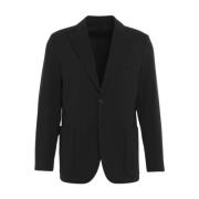 Sort Enkeltknap Blazer AW24