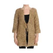 Luksus Beige Sweatercoat Cape